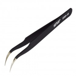 KOOCU ESD-15 Professional Anti-Static Tweezer with Curved Tip