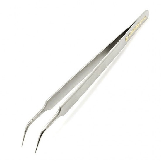 SUNSHINE ST-14S Precision Curved Tweezer for Electronics & Repair