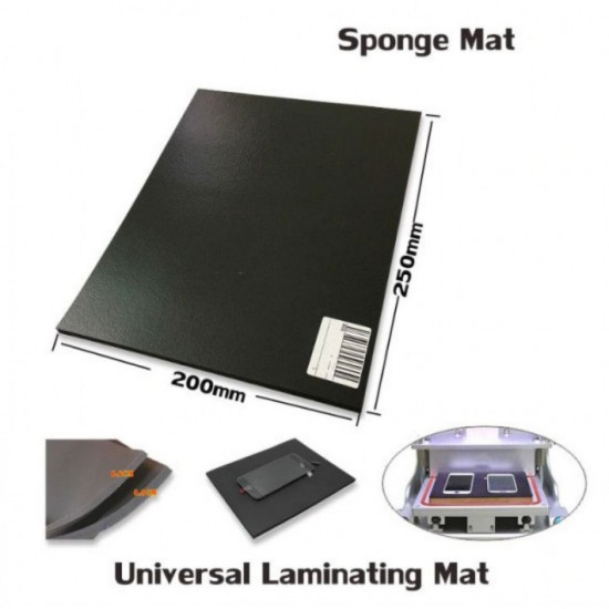 Black Mat Soft Sponge Mat for Laminating - 5mm