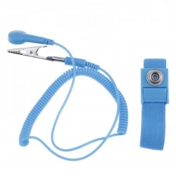 Anti-Static Bracelet with Electrostatic ESD Discharge Cable & Reusable Wrist Band