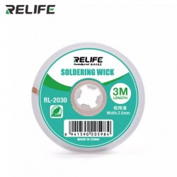 RELIFE RL-2030 Low Residue Soldering Wick for Clean Desoldering