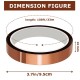 Heat Resistant Tape 10 mm Copper