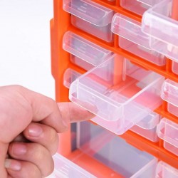 MULTI FUNCTION STORAGE BOX WITH 60 DRAWERS FOR SPARE PARTS AND COMPONENTS