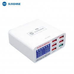 SUNSHINE SS-304Q 6-Port USB Smart Lightning Charger