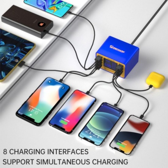 Mechanic iCharge 8M – 8-Port Intelligent Digital Fast Charger