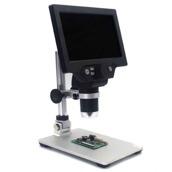 High-Definition 1-1200X HD Portable LCD Digital Microscope with 7 Inch Screen