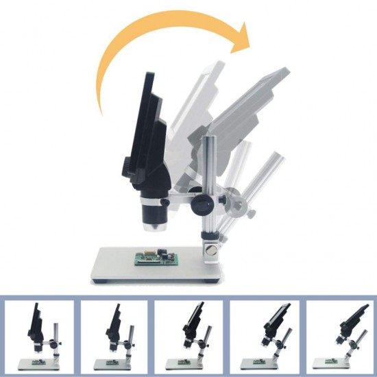 High-Definition 1-1200X HD Portable LCD Digital Microscope with 7 Inch Screen