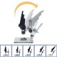 High-Definition 1-1200X HD Portable LCD Digital Microscope with 7 Inch Screen