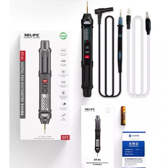 RELIFE DT-01 SMART PEN TYPE MINI MULTIMETER