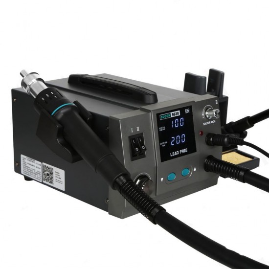 Sugon 9630 760W Hot Air Rework Station With Soldering Iron 