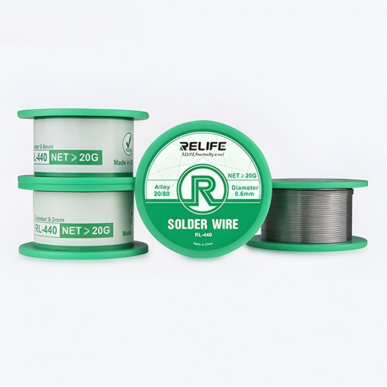 Relife RL-440 Medium Temperature Active Tin Solder Wire ( 0.3MM ) Original