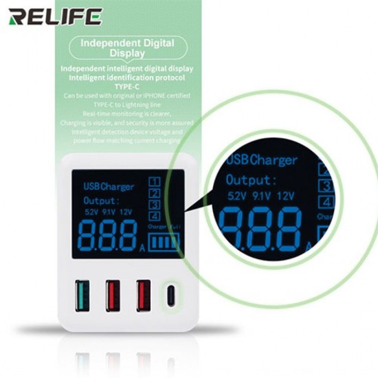 RELIFE RL-312 Smart Digital Display Fast charge