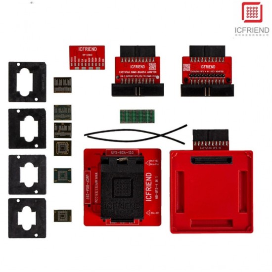 IC FRIEND 6IN1 UFS BGA153 / BGA254 / BGA297 SOCKET FOR EASY JTAG PLUS BOX - SIMPLFIED VERSION