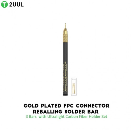 2UUL SC98 ULTRALIGHT CARBON FIBER FPC CONNECTOR SOLDERING TIN SUCTION BAR SET WITH 3PCS NEEDLES
