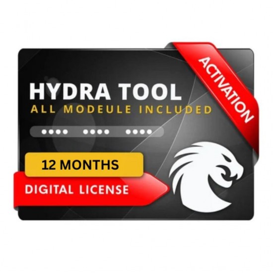 HYDRA TOOL MULTI-PLATFORM FULL FEATURED SERVICE SOFTWARE FOR PHONE REPAIR SOLUTIONS - 12 MONTHS