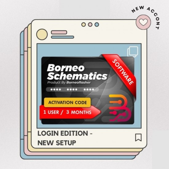 BORNEO SCHEMATICS HARDWARE TOOL 1 USER FOR 3 MONTHS