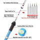 Soldering Iron 908 with Temperature Controller 60W Tool with 5 Free Interchangeable Bits for Precision Soldering