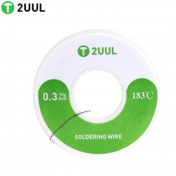 2UUL SC31 0.3MM LEAD-FREE 183°C SOLDERING WIRE - 50G ORIGINAL