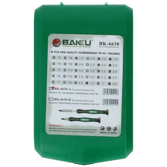 Baku BK-6630 Comfort Precision Screwdriver Tool Set 30-in-1