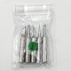 5 PCS Silver Soldering Iron Tip Set Durable Replacement Tips for Enhanced Soldering Performance