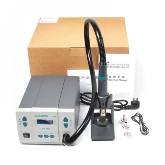 Quick 861DW Lead-Free Hot Air SMD Rework Station with Adjustable Heat Changing Channels Precision Soldering Tool