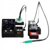 SUGON T60 Double Iron Soldering Station with TJ8 Extender – 3 PCS C210 Tips for Professional Soldering