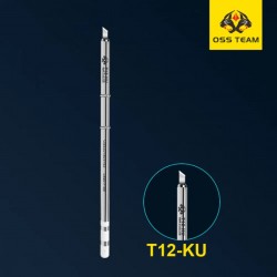 OSS Team Iron Bit for T12-KU Lead-Free Soldering Tip for Precision and Safety