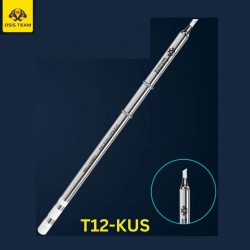 OSS Team Iron Bit for T12-KUS Lead-Free Soldering Tip for Precision and Safety