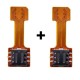 Hybrid Sim Slot Adapter Pack of 2 Pcs